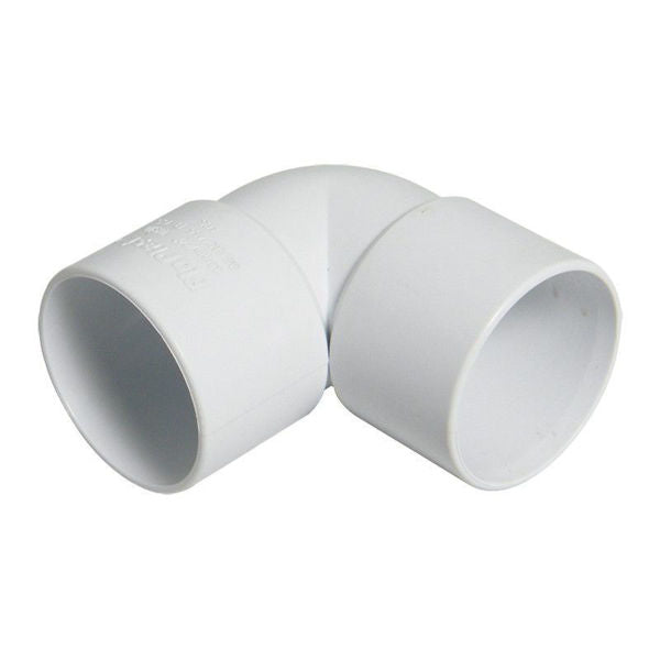 FloPlast WS10W ABS Solvent Waste 32mm 90° Elbow - White