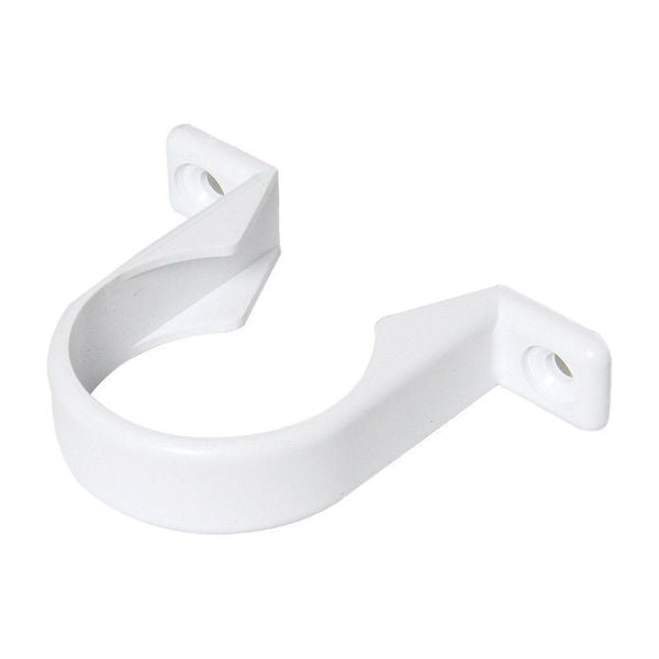 FloPlast WS34W ABS Solvent Waste 32mm Pip Clip - White
