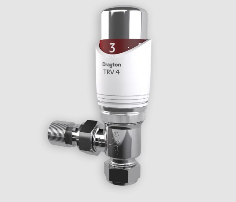 Drayton TRV4 Classic Angled Thermostatic Radiator Valve