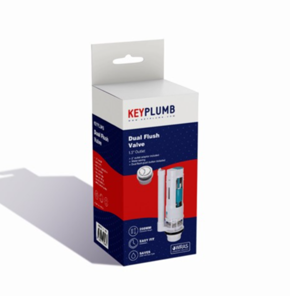 KeyPlumb Mechanical Flushvalve 1 1/2 With 2" Adaptor KPDFV