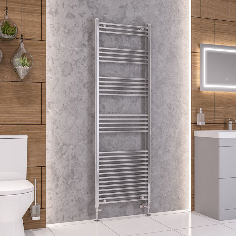 Eastbrook Wendover 1800mm High Straight Heated Towel Rail Chrome