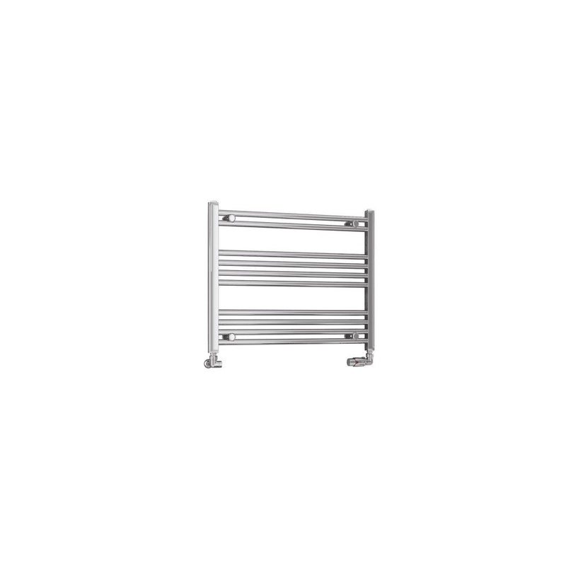Eastbrook Wendover 600mm High Straight Heated Towel Rail Chrome