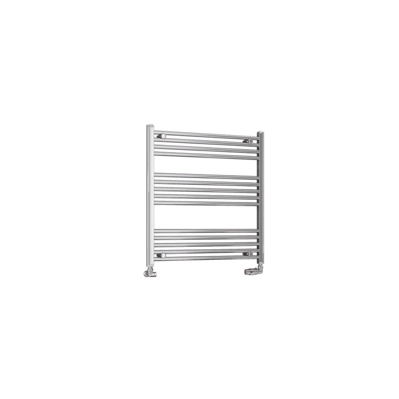Eastbrook Wendover 800mm High Straight Heated Towel Rail Chrome