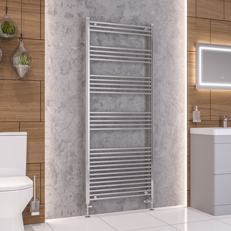 Eastbrook Wendover 1800mm High Straight Heated Towel Rail Chrome
