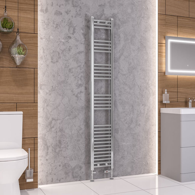 Eastbrook Wendover 1800mm High Straight Heated Towel Rail Chrome