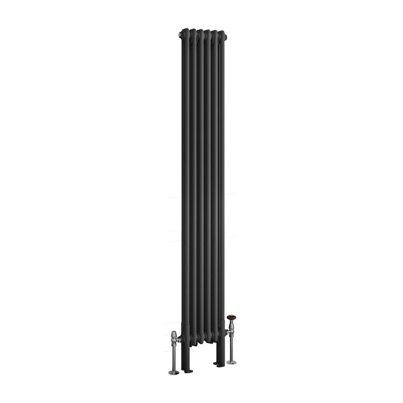 Eastbrook Imperia 2 Column Matt Anthracite Traditional Radiator