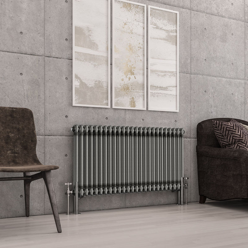Eastbrook Imperia 2 Column Bare Metal Traditional Radiator