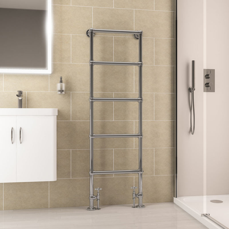 Eastbrook Windrush Chrome Traditional Heated Towel Rail