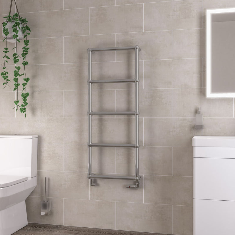 Eastbrook Stour Chrome Traditional Heated Towel Rail