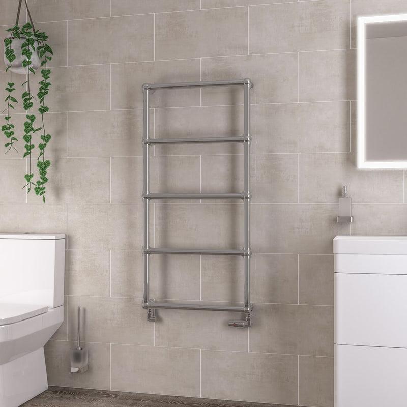 Eastbrook Stour Chrome Traditional Heated Towel Rail