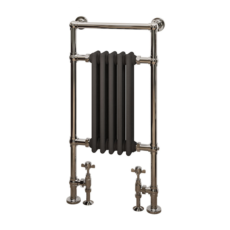 Eastbrook Avon Chrome & Matt Anthracite Traditional Heated Towel Rail