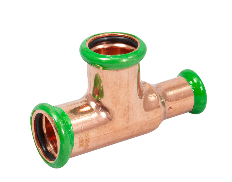 Pegasus M-Profile WRAS Press Fitting 22x15x22mm Tee - 437718