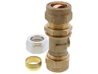 Worcester 87161424180 Isolator Valve 15mm - One Chrome Nut