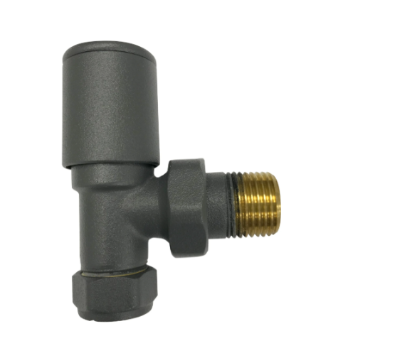 Kartell Straight Anthracite Radiator Valve - ANTH-STR