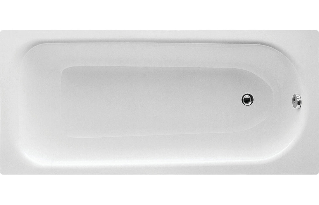 Eurowa Single Ended STEEL Bath 1600x700mm - DIBRP2026