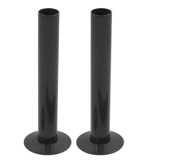Kartell Black Pipe And Rosettes - BK-PIPE01