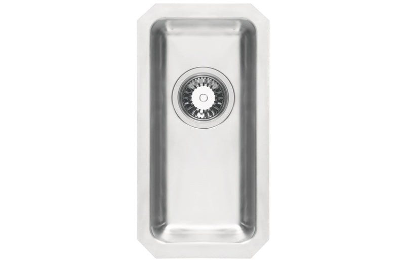 Prima+ CPR044 234x450mm 0.5 Bowl Undermount Sink - Stainless Steel