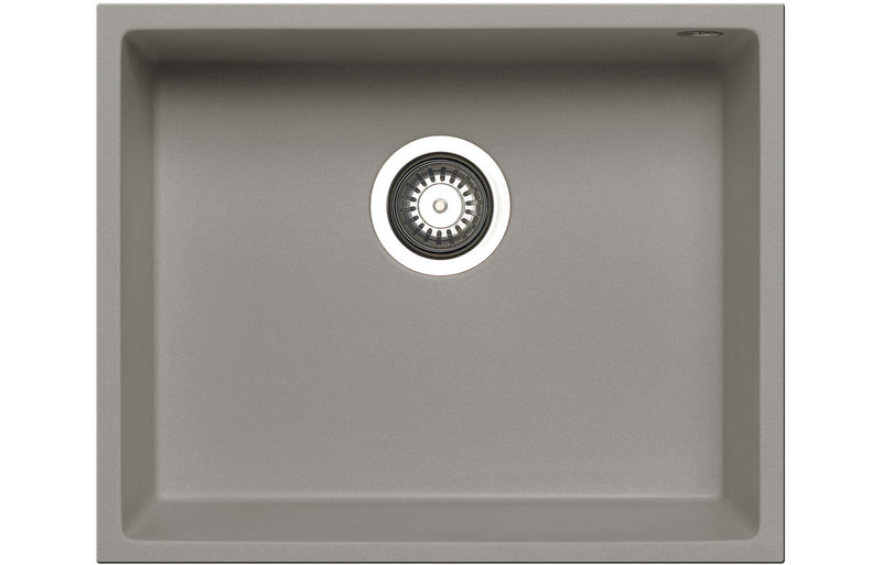Prima CPR358 540x440mm 1 Bowl Undermount Granite Sink - Light Grey