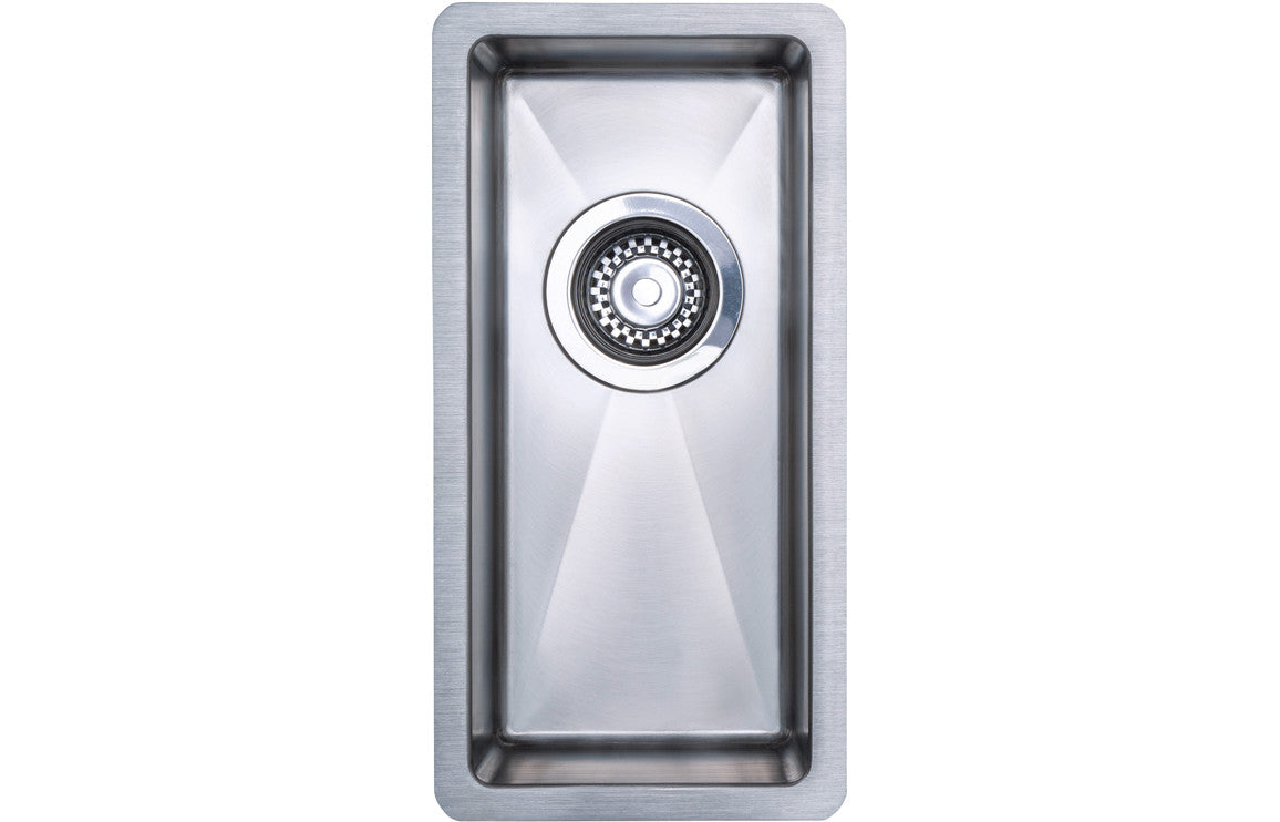 Prima CPR516 220x440mm 0.5 Bowl Inset/Undermount Sink Stainless Stee