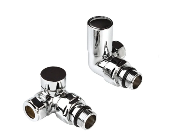 Kartell Corner Chrome Radiator Valve - CRNV