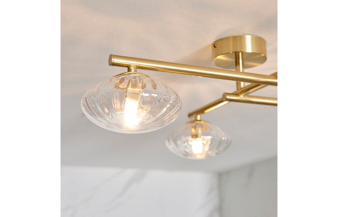 Angel Brushed Brass Ceiling Light - DIFL0098