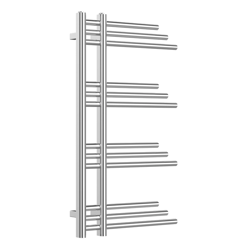 Kartell New York 500x900mm Designer Heated Towel Rail Chrome - JFK