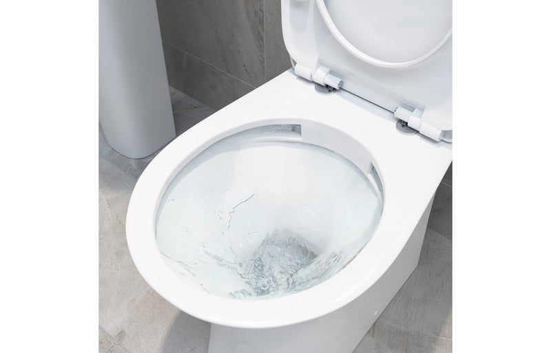 Langley Rimless Back To Wall WC & Soft Close Seat - KPSB100525