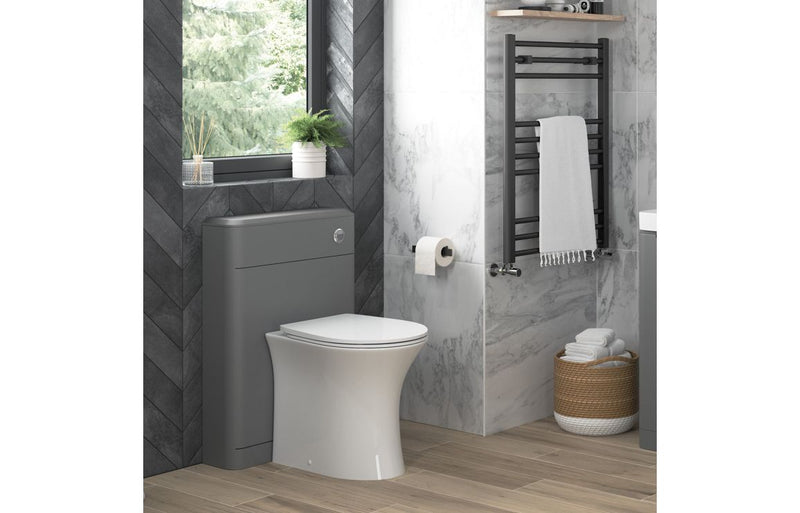 Langley Rimless Back To Wall WC & Soft Close Seat - KPSB100525