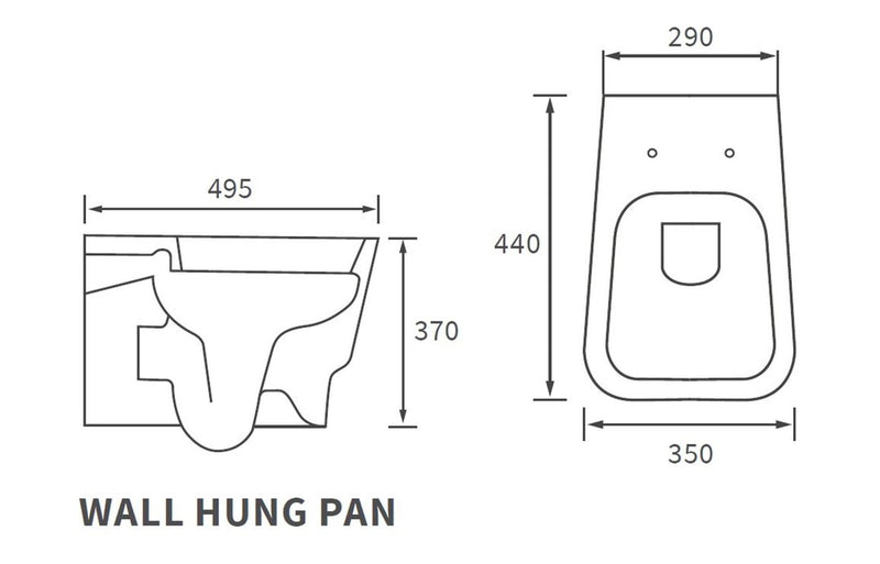 Marden Wall Hung WC & Soft Close Seat - KPSB100532