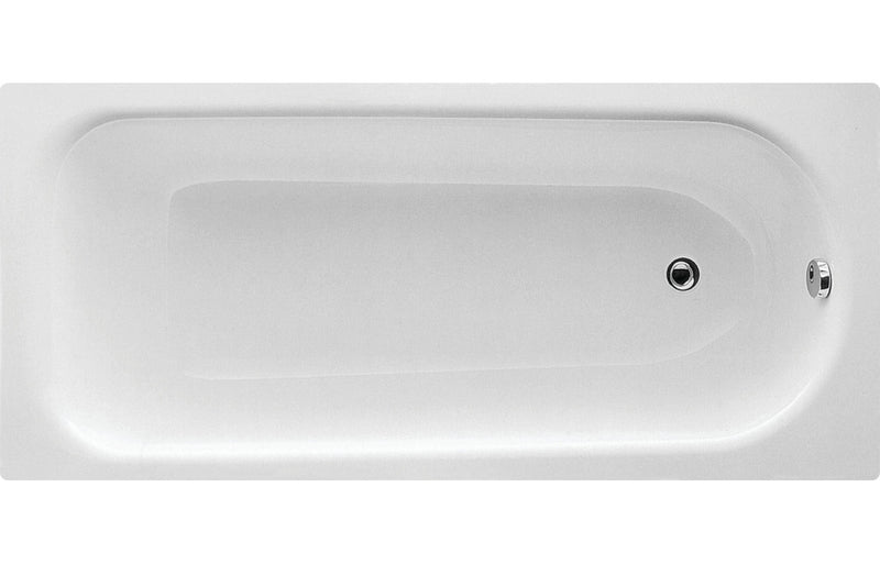 Clevedon Steel Single End 1500x700x500mm 2TH Bath w/Legs - KPSB100594