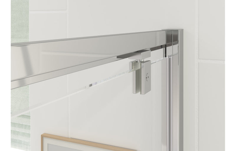 Focus 800mm Pivot Door - Chrome - KPSB101447