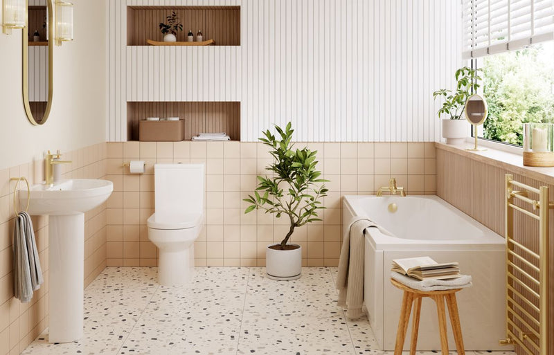 Rainham Rimless Close Coupled Fully Shrouded WC & Soft Close Seat - KPSB101513