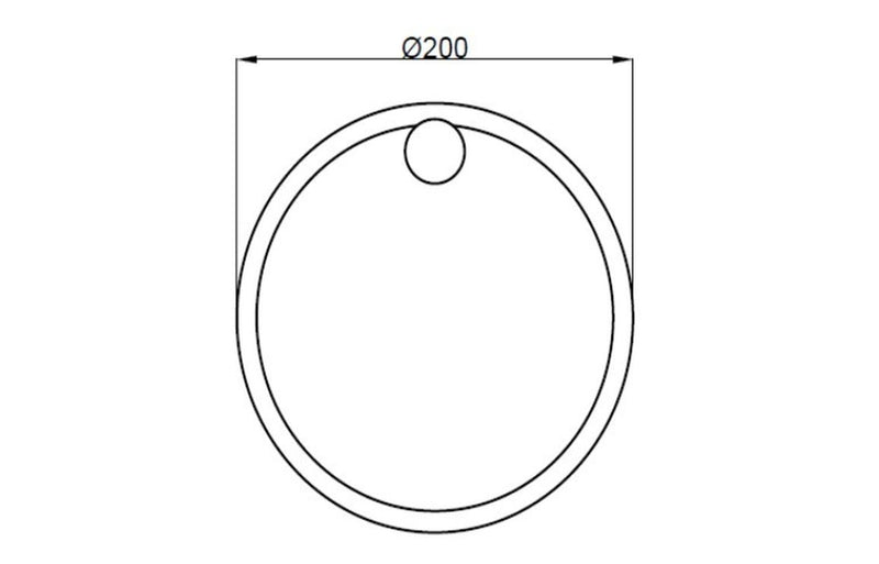 Alnwick Towel Ring - Black - KPSB101682