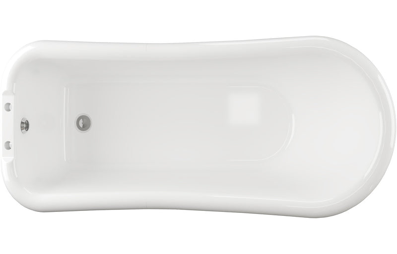 Barmouth Freestanding 1530x670x760mm 2TH Bath w/Feet - KPSB102811