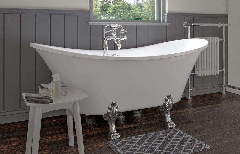 Cromer Freestanding 1760x710x775mm 0TH Bath w/Feet - KPSB102817