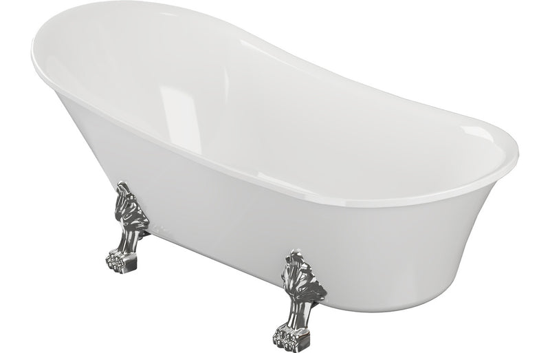 Worthing Freestanding 1620x700x770mm 0TH Bath w/Feet - KPSB102818