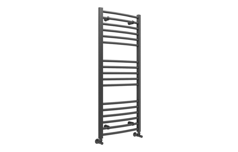 Belgravia Curved 30mm Ladder Radiator (500x1200x30mm) - Anthracite - KPSB102981