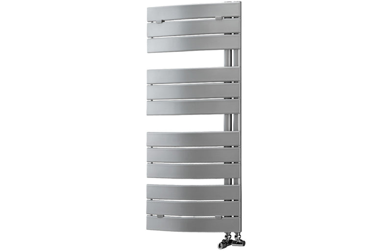 Mayfair Curved Panel Ladder Radiator (550x1080x49mm) - Chrome - KPSB102998