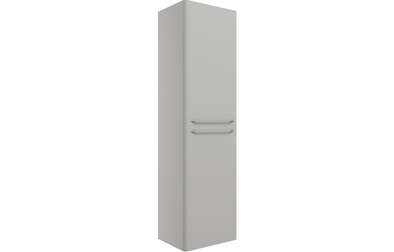 Orchid 454mm Wall Hung 2 Door Tall Unit - Grey Gloss - KPSB104100