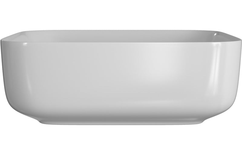 Cranbrook 400mm Ceramic Square Washbowl & Waste - Matt White - KPSB104931