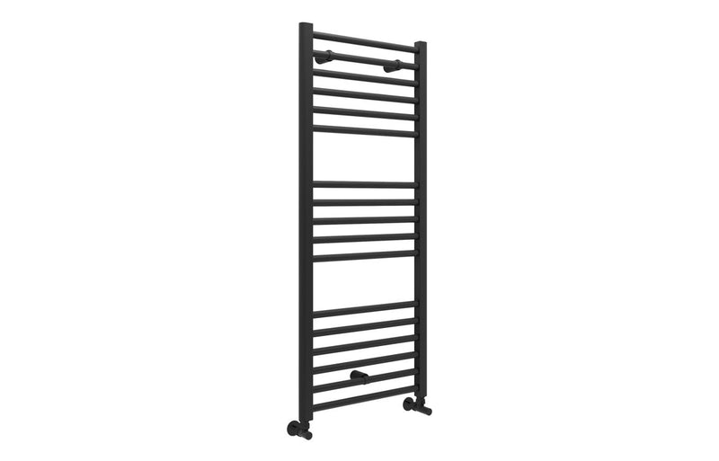 Belgravia Straight 30mm Ladder Radiator (500x1200x30mm) - Matt Black - KPSB104980