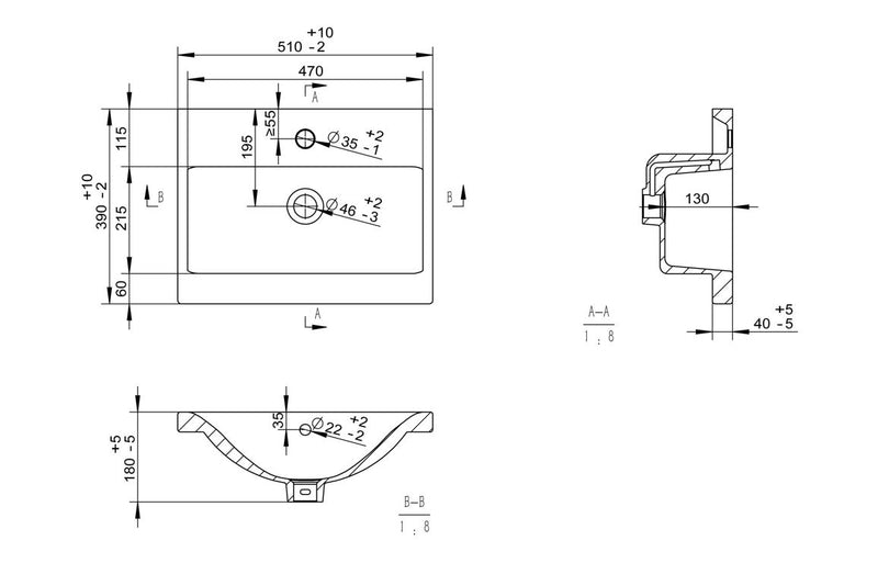 Sunflower 510mm Floor Standing Unit Inc. Basin - Seville Oak - KPSB105315