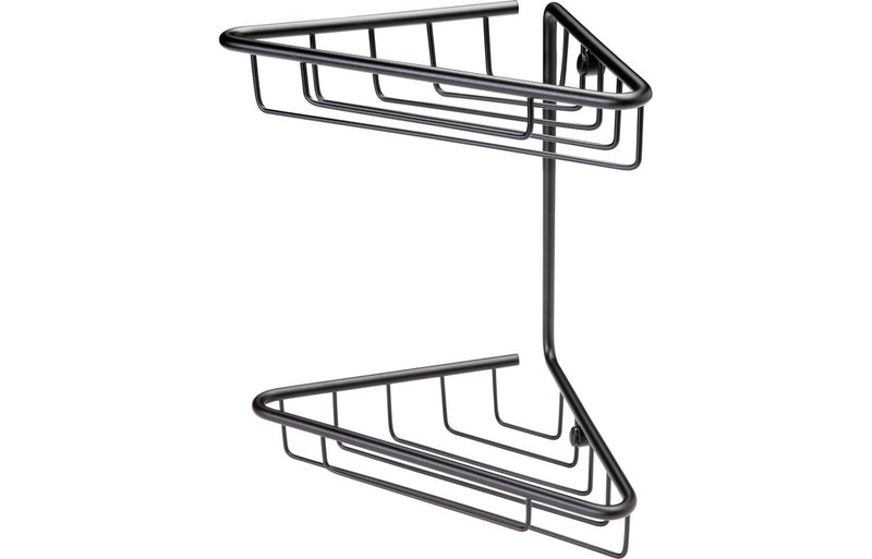 Lincoln 2-Tier Corner Shower Caddy - Black - KPSB105490