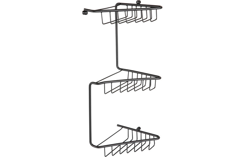Lincoln 3-Tier Corner Shower Caddy - Black - KPSB105491
