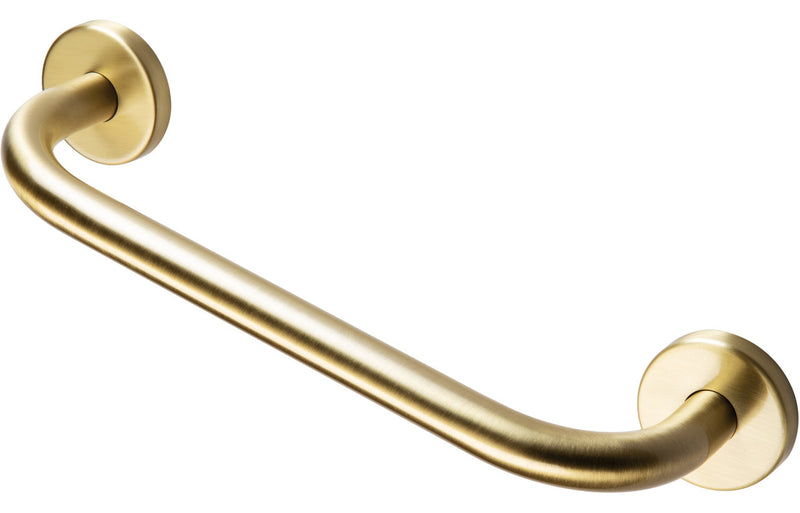 Straight 35cm Grab Rail - Brushed Brass - KPSB105494