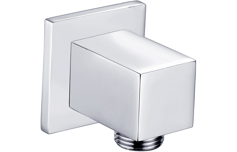 Square Wall Outlet Elbow - Chrome - KPSB105593