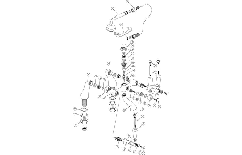Glen Bath/Shower Mixer - Chrome 0.2 Bar - KPSB105596