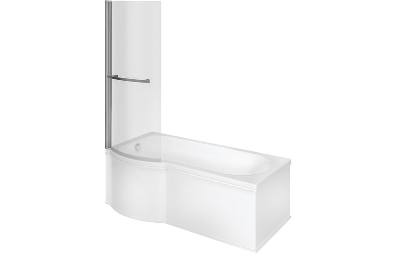 Portobello P Shape 1700x850x560mm 0TH Shower Bath Pack (LH) - KPSB105608
