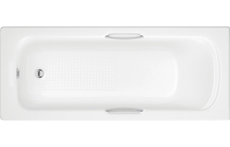 Barmouth Gripped 1500x700x550mm 0TH Bath w/Legs - KPSB105614