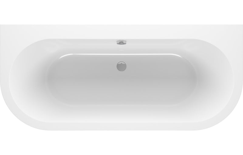 Sidmouth Back To Wall 1700x750x600mm 0TH Bath w/Legs - KPSB105668